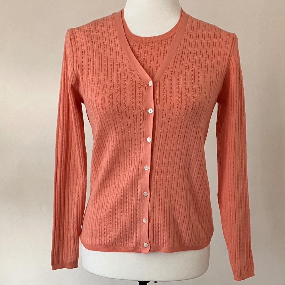 NEW SILK BROOKS BROTHERS TWIN SET